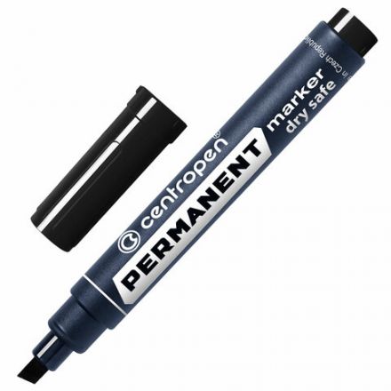 Маркер перманентный CENTROPEN 8516, ЧЕРНЫЙ, скошенный наконечник, 2-5 мм, 5 8516 0112 Маркер перманентный CENTROPEN 8516, ЧЕРНЫЙ, скошенный наконечник, 2-5 мм, 5 8516 0112