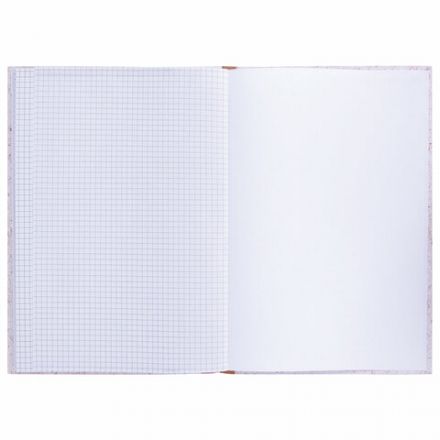 Книга учета 96 л., клетка, твердая, крафт, блок офсет, А4 200х290 мм, STAFF, 130215