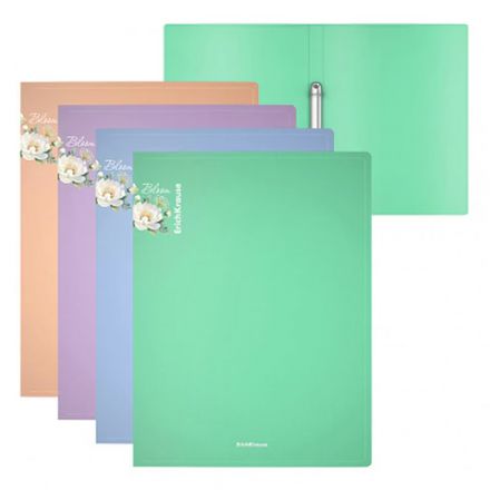 Папка на 2 кольцах ERICH KRAUSE "Matt Pastel Bloom", 24 мм, до 150 л., ассорти, 0,6 мм, 61184 Папка на 2 кольцах ERICH KRAUSE "Matt Pastel Bloom", 24 мм, до 150 л., ассорти, 0,6 мм, 61184