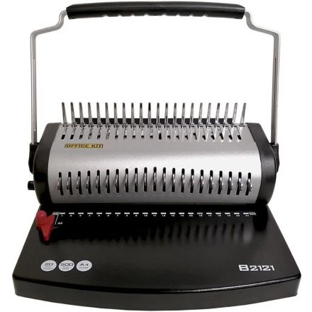 Брошюровщик Office Kit B2121, А4 20л./500л., пл.пруж
