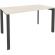 Стол ONIX-П П на металлокаркасе O.MP-SP-3.7 денвер светлый/антрацит Ш1380