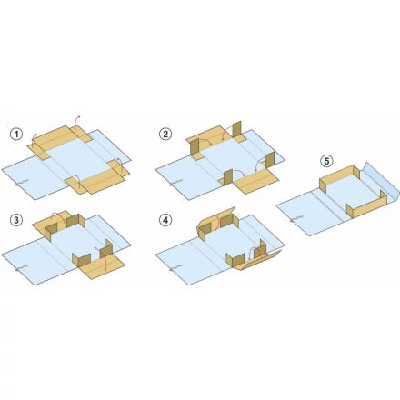Папка архивная складная ATTACHE,150 мм,красн Папка архивная складная ATTACHE,150 мм,красн