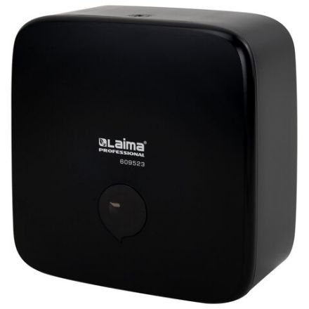 Диспенсер для полотенец LAIMA PROFESSIONAL PREMIUM BLACK (Система H3), V-сложения, черный, ABS-пластик, 609523