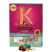 Конфеты шоколадные A.Kоркунов ореховая коллекция, 110г
