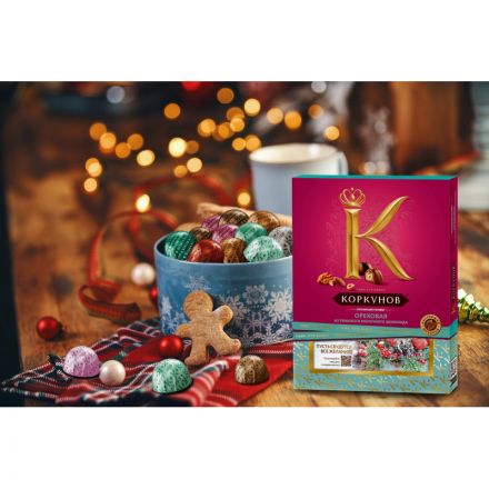 Конфеты шоколадные A.Kоркунов ореховая коллекция, 110г