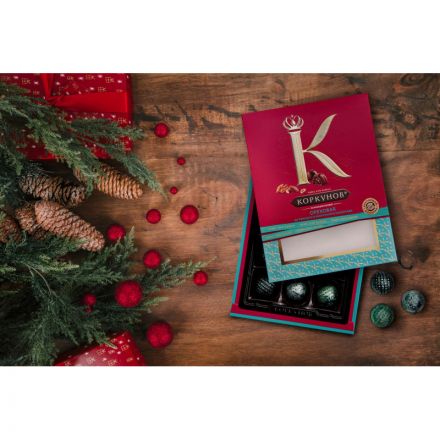 Конфеты шоколадные A.Kоркунов ореховая коллекция, 110г