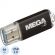 Флеш-память Promega Jet 64GB USB3.0 черный, металл, под лого NTG358U3064GB