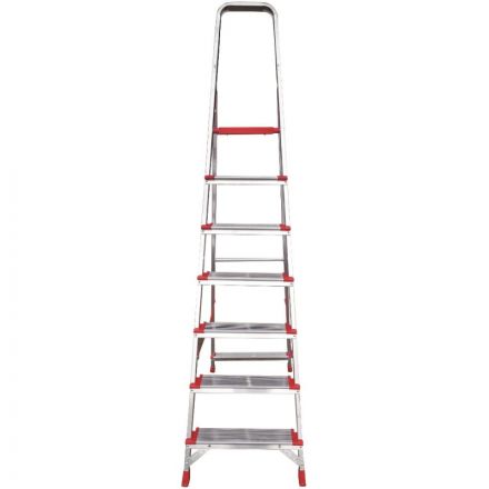Стремянка алюминиевая усиленная 225 кг 7 ступеней (130 мм) Новая Высота