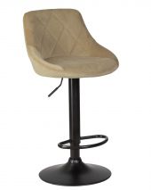 Стул барный DOBRIN LOGAN BLACK, мокко велюр (MJ9-9) Стул барный DOBRIN LOGAN BLACK, мокко велюр (MJ9-9)