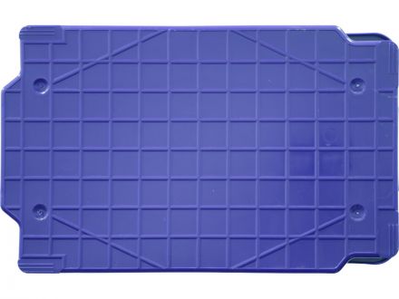 Ящик мясной 600х400х300 сплош. синий