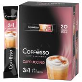 Кофе растворимый порционный COFFESSO "3 в 1 Cappuccino", пакетик 15 г, 102148 Кофе растворимый порционный COFFESSO "3 в 1 Cappuccino", пакетик 15 г, 102148