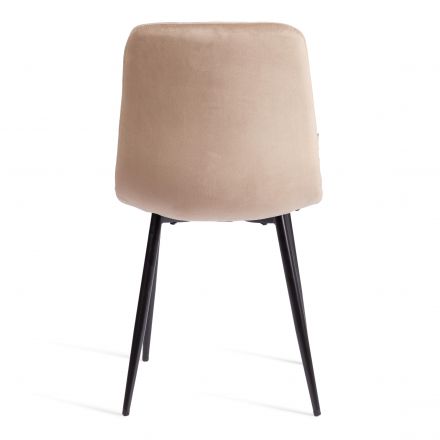 Стул CHILLY (mod. JSC-220) Велюр/металл , 44,5х52,5х88 см, Beige (бежевый) HLR8 / черный Стул CHILLY (mod. JSC-220) Велюр/металл , 44,5х52,5х88 см, Beige (бежевый) HLR8 / черный