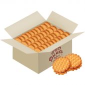 Печенье Дымка Домашние вафельки с апельсиновой начинкой, 3,8кг/уп