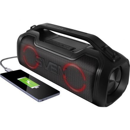 Акустическая система Sven PS-390, 2x25Вт, IPx5, TWS, microSD, аккум