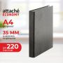 Папка на 2-х кольцах Attache Economy крафт, мрамор, 35мм 1,75 мм плотность