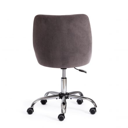 Кресло Tetchair SWAN, флок , серый, 29 Кресло Tetchair SWAN, флок , серый, 29