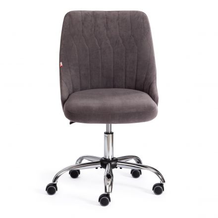 Кресло Tetchair SWAN, флок , серый, 29 Кресло Tetchair SWAN, флок , серый, 29