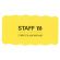 Стиратели магнитные для магнитно-маркерной доски, 57х107 мм, КОМПЛЕКТ 5 ШТ., STAFF "Basic", желтые, 237511