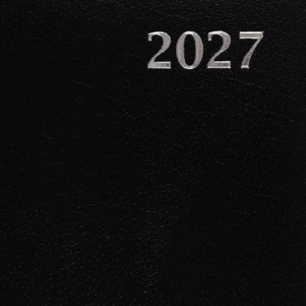 Ежедневник датированный 2027 Attache А5 168л 138x213мм балакрон черн