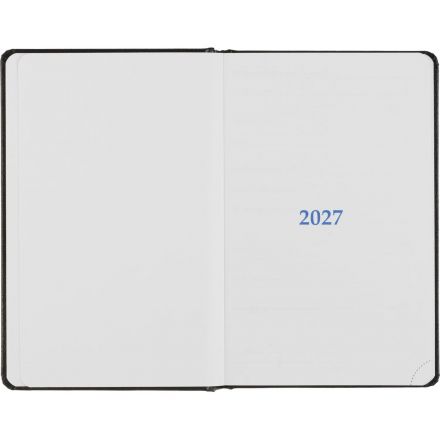 Ежедневник датированный 2027 Attache А5 168л 138x213мм балакрон черн