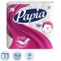 Бумага туалетная Papia 3сл бел 100%цел втул 16,8м 140л 32рул/уп Бумага туалетная Papia 3сл бел 100%цел втул 16,8м 140л 32рул/уп