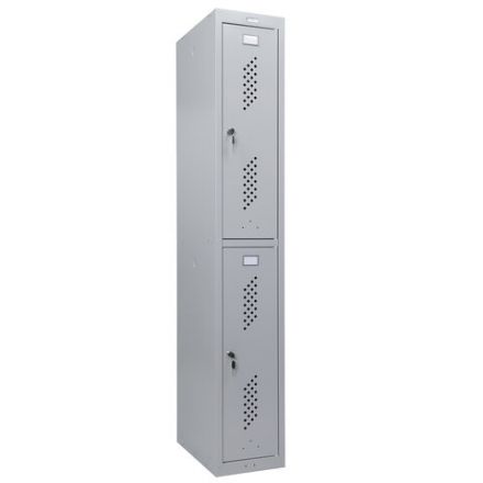 Шкаф металлический для одежды BRABIX "LK 12-30", УСИЛЕННЫЙ, 2 секции, 1830х300х500 мм, 18 кг, 291133, S230BR421102 Шкаф металлический для одежды BRABIX "LK 12-30", УСИЛЕННЫЙ, 2 секции, 1830х300х500 мм, 18 кг, 291133, S230BR421102