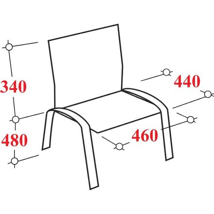 Стул СМ12/2 Шандон ПЛ п/п RAL 9005 черный муар тк. Velutto 39 терракот