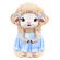 Игрушка мягкая "ОВЕЧКА В КОСТЮМЕ", 20 см, ассорти, 6 видов, WOOZOO (ВУЗУ), 667810