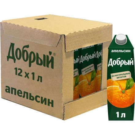 Нектар Добрый апельсиновый 1 л Нектар Добрый апельсиновый 1 л