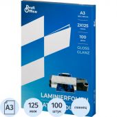 Пленка для ламинирования ProfiOffice А3, 125мкм 100шт/уп. Пленка для ламинирования ProfiOffice А3, 125мкм 100шт/уп.