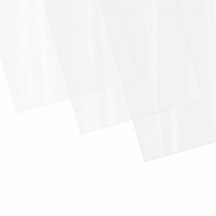Обложки пластиковые для переплета, А4, КОМПЛЕКТ 100 шт., 250 мкм, прозрачные, BRAUBERG, 532162