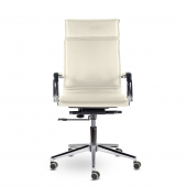 Кресло СН-301 Кайман Комфорт В хром Ср S-0427 (слоновая кость) Кресло СН-301 Кайман Комфорт В хром Ср S-0427 (слоновая кость)