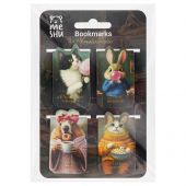 Закладки магнитные для книг, 4шт., MESHU "Aristocratic", матовая ламинация, фольга Закладки магнитные для книг, 4шт., MESHU "Aristocratic", матовая ламинация, фольга