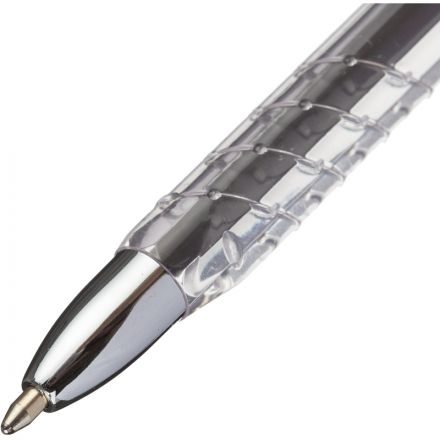 Ручка шариковая одноразовая Kores K11 черная (толщина линии 0.7 мм)