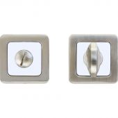 Завертка УЗК_cантехн. к ручкам АЛЛЮР АРТ BK-S1 SN/CP(4182) матовый никель