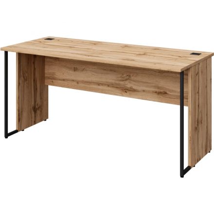 Стол К-Loft 241S012 1580х670х752 дуб натур/мет. черный Стол К-Loft 241S012 1580х670х752 дуб натур/мет. черный