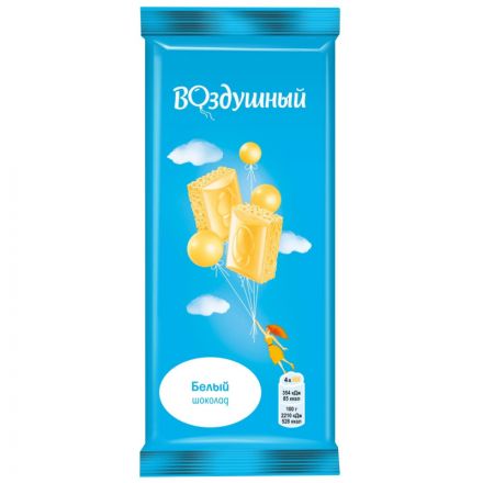 Шоколад Воздушный белый пористый, 85г