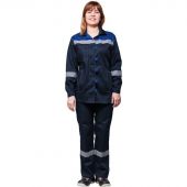 Костюм рабочий летний жен. л20-КБР син/вас (р.48-50) 158-164 Костюм рабочий летний жен. л20-КБР син/вас (р.48-50) 158-164