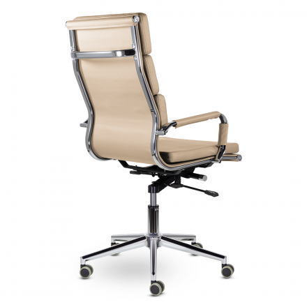 Кресло СН-303 Кайман Трио В soft2 хром Ср S-0413 (кофейный) Кресло СН-303 Кайман Трио В soft2 хром Ср S-0413 (кофейный)