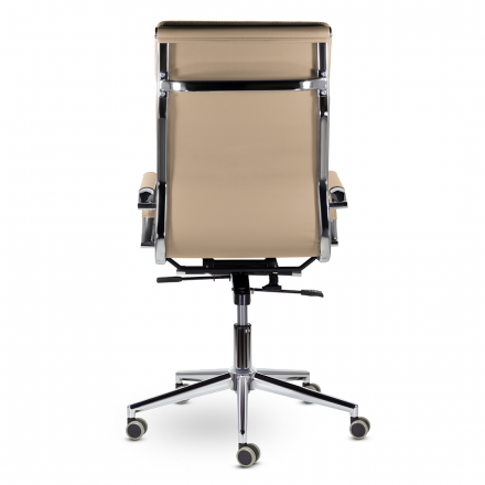 Кресло СН-303 Кайман Трио В soft2 хром Ср S-0413 (кофейный) Кресло СН-303 Кайман Трио В soft2 хром Ср S-0413 (кофейный)