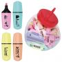 Текстовыделитель мини BRAUBERG "PASTEL Mini", АССОРТИ В ПЛАСТИКОВОЙ БАНКЕ, линия 1-5 мм, 152432