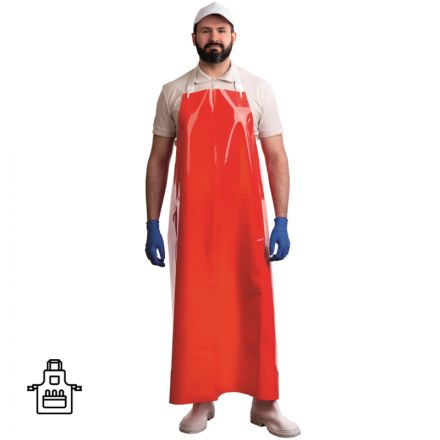 Фартук многоразовый Ларипол полиуретановый уплотненн 90x130,красн 300мкм,ПС Фартук многоразовый Ларипол полиуретановый уплотненн 90x130,красн 300мкм,ПС