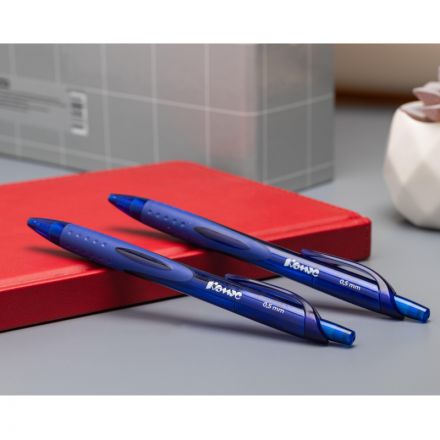 Карандаш механический Комус, 0,5 мм, резин.манжетка, синий корпус Карандаш механический Комус, 0,5 мм, резин.манжетка, синий корпус