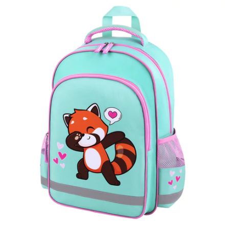 Рюкзак ПИФАГОР SCHOOL, 1 отделение, 3 кармана, "Red panda", 38x28х14 см, 272083 Рюкзак ПИФАГОР SCHOOL, 1 отделение, 3 кармана, "Red panda", 38x28х14 см, 272083