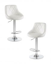 Набор 2 шт Стул барный DOBRIN LOGAN, белый Набор 2 шт Стул барный DOBRIN LOGAN, белый