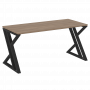 Loft Стол рабочий VR.L-SRZ-4.7 Дуб аризона/Чёрный металл 1580*720*750