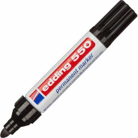 Маркер перманентный Edding E-550/1 черный (толщина линии 3-4 мм) Маркер перманентный Edding E-550/1 черный (толщина линии 3-4 мм)