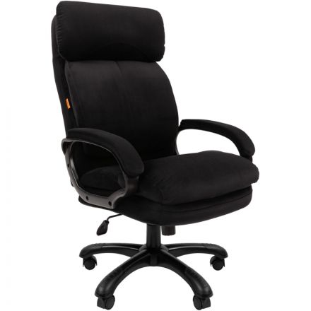 Кресло VT_Chairman Home 505 ткань Т-84 черный (черный пластик) Кресло VT_Chairman Home 505 ткань Т-84 черный (черный пластик)