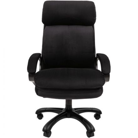 Кресло VT_Chairman Home 505 ткань Т-84 черный (черный пластик) Кресло VT_Chairman Home 505 ткань Т-84 черный (черный пластик)