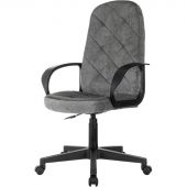 Кресло VB_EChair 602LT серый Light-19 крестов. пластик Кресло VB_EChair 602LT серый Light-19 крестов. пластик